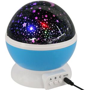 Memkey - Kids Night Light, Romantic 360° Rotation Projector Lamp, Baby Star Night Light, Bedside Lamps, Mood Lamps (4 led, 8 Lighting Modes, 2