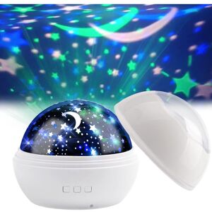 Tinor - Kids Night Light Star and Ocean Light Projection 360° Rotation Projector Lamp 8 Color Modes for Bedroom Birthday Party Christmas Gift Idea,