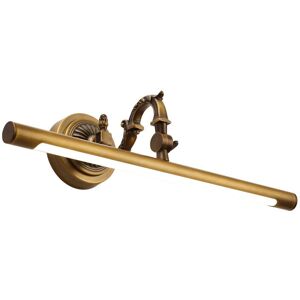 MEMKEY Bathroom Mirror Lamp, LED Vintage Wall Lights, Bathroom Lighting, Brass, IP44 Waterproof Dressing Table Lights, Cosmetic Mirror Lamps, Retro European