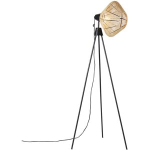 QAZQA Rustic Tripod Floor Lamp Rope - Jenthe