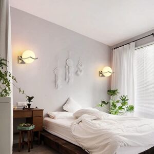 COMELY LED Wall Light, Glass Ball Wall Lamp, Indoor Wall Spotlights-Modern Wall Lighting for Staircase Kitchen Bedroom Hallway