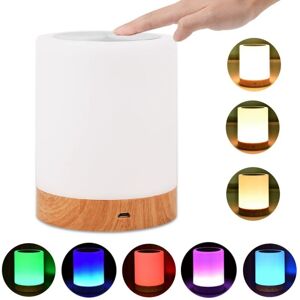 Tonchean - led Bedside Lamp Dimmable Night Light Rechargeable Color Changing Table Lamp with Remote Control Night Light for Adults, Bedroom,