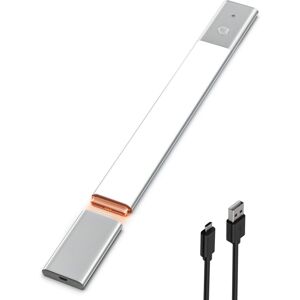 TINOR Led Closet Light 40cm Indoor Motion Sensor, Wireless Kitchen led Strip Light, 3500K Cabinet Light with 3 Lighting Modes, usb Rechargeable, led Night