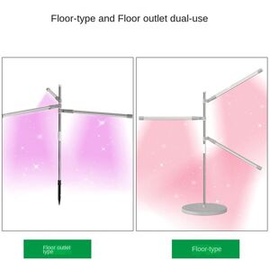 TLILY LED Grow Light Full Spectrum Plant Growth Light Height Adjustable Dimmable Growing Lamp with Timer for Indoor Plants