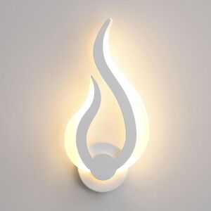 Linghhang - led Indoor Wall Light, Creative Flame Shape led Wall Light, Modern Indoor Wall Lamp Warm Light 3000K for Living Room, Bedroom