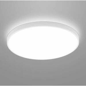 GOECO Round LED ceiling light 27cm, 24W 6500K Lighting Ceiling lamp IP54 Waterproof, Modern ceiling lamp for bathroom, bedroom, living room, kitchen,