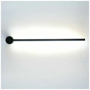 DEWDAT Led Strip Wall Light Modern Simple Indoor Wall Lamp Bedside Decoration Sconce Creative Linear Wall Light for Bedroom Hallway Stairs Living Room Black