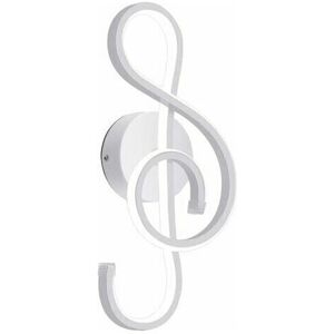 Dewdat - led Wall Light Modern Creative Music Note White Indoor Wall Lamp Minimalist Wall Lamp Aluminum Art Decoration for Bedroom Living Room Stairs