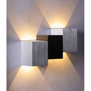 Axhup - 6W Wall Light led Modern Wall Sconce Indoor Wall Lamp for Living Room Corridor - Warm White 2PCS