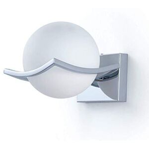 GOECO LED Wall Lights, Glass Ball Indoor Wall Sconces for Bedroom, Living Room, E27, Bulb not Included