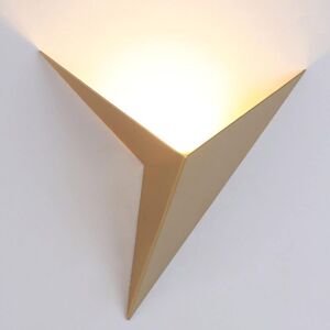 TONCHEAN Minimalist Triangle Shape Wall Light, Modern led Wall Sconce, Indoor Wall Lighting Fixtures Nordic Bedside Metal Wall Lamps for Living Room Bedroom