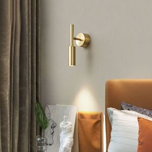 Wottes - Modern led Wall Light Adjustable Spotlight Downlight Gold Indoor Wall Sconce Three-color Variable Light