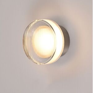 Wottes - Modern led Wall Light Indoor Wall Lamp Round Design Sconce Wall Light Silver 5W Warm White Light 1Pcs