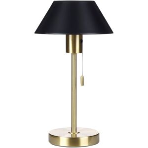 BELIANI Table Lamp CAPARO Metal Black/ Gold