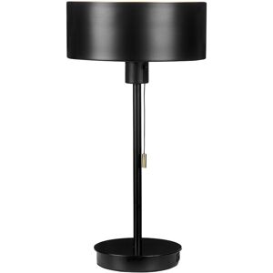 Beliani - Modern Table Lamp Iron with usb Port Office Study Black Aripo