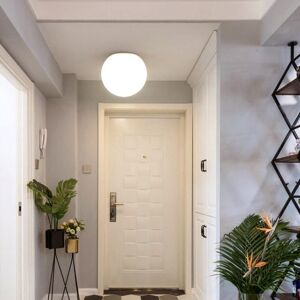 WOTTES Modern Wall Lamp Indoor Wall Sconce Lights Glass Globe Wall Light Fixtures Matte White Ceiling Light 5W Warm Light G9 Ø20cm