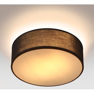 Monzana - Round Fabric Ceiling Light Modern Fabric Material Circular Ceiling Lamp Light Shade 1xE27 40 Watt Socket Bedroom Lounge Childrens Room