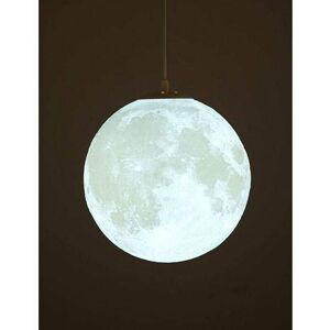 Dewdat - Moon Bedroom Ceiling Light, Pendant Lamp, Moon Chandelier, Indoor Lighting Pendant Lamps, Living Room Kid's Room Ceiling Chandelier, 18cm