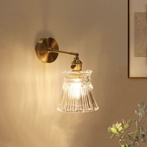 TONCHEAN Nordic brass glass wall lamp modern minimalist creative living room dining room bar bedroom bedside lamp luxury corridor postmodern balcony porch
