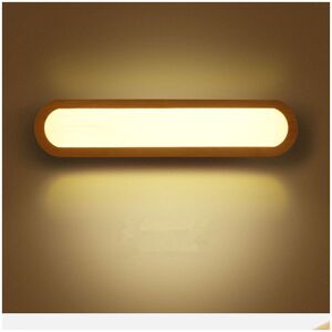 Tonchean - Nordic led Wall Lamp Solid Wood Indoor Decorative Lighting Fixture for Bedroom Hallway Staircase Creative Square Wooden Cabinet Reading