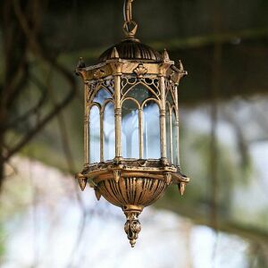 Mumu - Outdoor hanging lamp with chain pendant, ceiling lantern, balcony, terrace, garden, waterproof hanging lamp, ceiling light, chandelier,