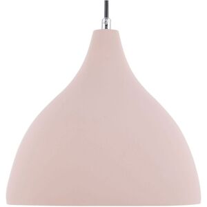 Beliani - Concrete Pink Pendant Lamp Ceiling Lighting Home Fixture Modern Lambro