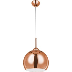 Premier Housewares - Ceiling Lights Copper Finish Round Shape 3 Pendant Light Antique Ceiling Lighting Contemporary Pendant Hanging Lighting For