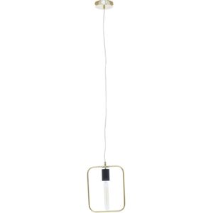 Premier Housewares Chandelier / Ceiling Light Black And Gold Pendant Lights For Ceiling / Hallway / Living Room Tubular Bulb Lighting For Halls / Bedroom 5 x 150 x 20