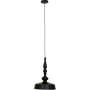 Premier Housewares - Chandelier / Ceiling Light Small Black And Gold Pendant Lights For Ceiling / Hallway / Living Room Robust Metal Hanging Lighting