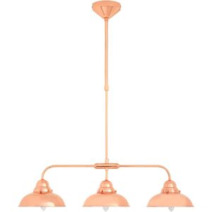 Premier Housewares - Jasper 3 Pendant Copper Finish Light