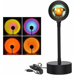Mumu - Projection Lamp Sunset Lamp Sunset Romantic Light Visual led Night Light, Sunset - Sunset
