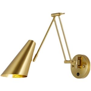 TONCHEAN Reading Wall Light Iron Rocker Wall Lamp Industrial Wall Light Study Room Living Room Reading Room Modern Loft E27 Lighting Bedroom Lighting Home