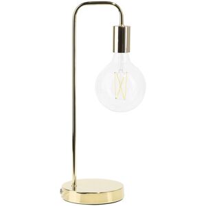 Beliani - Industrial Table Lamp Light Bedside Desk Office Study Metal Frame Copper Savena