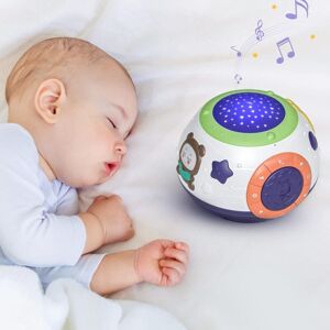 Longziming - tumama Baby Projector, Spherical Baby Night Light with White Noise, Lights and Music for Kids, Girls and Boys, Birthday, Christmas Gift,