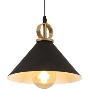 TONCHEAN Vintage Industrial Pendant Light Fixture, E27 Retro Metal Pendant Lamp, Edison Design Ceiling Light Fixture for Living Room Bedroom Cafe Bar