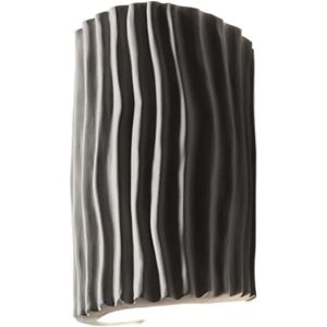 TONCHEAN Wall lamp, creative resin wall lights, wavy wall lights, G9 light source, suitable for bedroom living room bedside corridor, etc. (without light