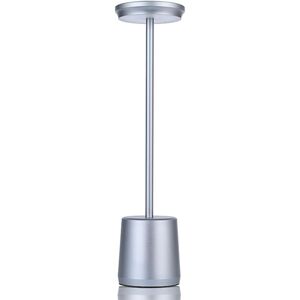 TONCHEAN Wireless Metal Desk Lamp, Portable led Table Lamp with Touch Sensor, Rechargeable Aluminum 3 Colors Light, 3 Level Brightness Lamp, Night Light,