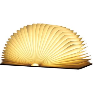 Tonchean - Wooden Folding Led Book Lamp, Led Table Lamp, Book Shaped Lamp, Led Paper Lamp Rechargeable by usb, Christmas Gift Idea Book Folding and