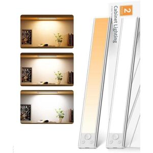 ZVD - Eclairage Cuisine Sous Meuble, 30CM Lampe Placard, Reglette Led Rechargeable Usb avec Détecteur de Mouvement 3 Modes D'Éclairage, Pour Cuisine,