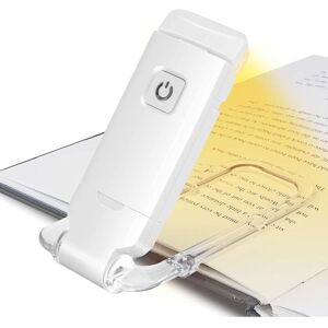 ZVD - usb Reading Light Rechargeable led Reading Lamp with Clip-on Reading Light for Bed Reading 3 Levels Adjustable Brightness Foldable Mini Clip
