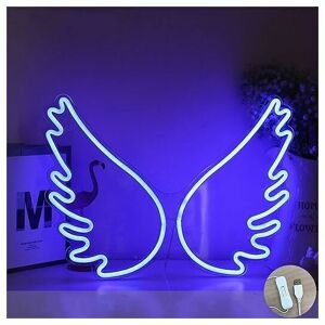 DEWDAT 1pc led Neon Light Sign Angel Wings usb Night Light Decorative Sign for Bar Pub Store Club Garage Home party decor DEWDAT 1pc led Neon Light Sign Angel Wings usb Night Light Decorative Sign for Bar Pub Store Club Garage Home party decor