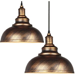 STOEX 2 Pack Industrial Pendant Lights Iron Metal Pendant Lights Vintage Pendant Light Classic Modern Chandelier Bronze For Loft Cafe Bar Office STOEX 2 Pack Industrial Pendant Lights Iron Metal Pendant Lights Vintage Pendant Light Classic Modern Chandelier Bronze For Loft Cafe Bar Office