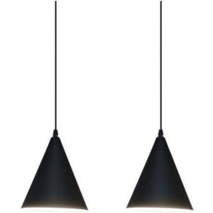 WOTTES Vintage Ceiling Light Industrial Style Pendant Lighting Black Metal Hanging Lamp for Kitchen Living Room Restaurant Ø19CM 2PCS WOTTES Vintage Ceiling Light Industrial Style Pendant Lighting Black Metal Hanging Lamp for Kitchen Living Room Restaurant Ø19CM 2PCS