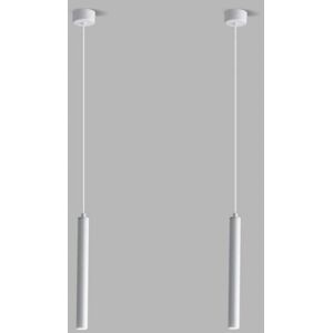 Wottes - Modern led Pendant Light Metal Ceiling Lamp Cylindrical Long Tube Hanging Light White Chandelier Warm White Light 2Pcs Wottes - Modern led Pendant Light Metal Ceiling Lamp Cylindrical Long Tube Hanging Light White Chandelier Warm White Light 2Pcs