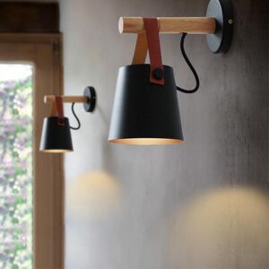 AXHUP Wall Lamp Modern Leather Wall Light - Wall Lamp AXHUP Wall Lamp Modern Leather Wall Light - Wall Lamp
