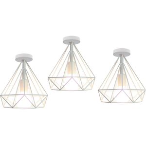 H. AXHUP Vintage Metal Diamond Ceiling Light - Ceiling Lamp H. AXHUP Vintage Metal Diamond Ceiling Light - Ceiling Lamp