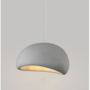 WOTTES Vintage Pendant Light Creative Ceiling Lamp Shade Adjustable Hanging Light Grey for Kitchen Island Bar Cafe Ø30CM WOTTES Vintage Pendant Light Creative Ceiling Lamp Shade Adjustable Hanging Light Grey for Kitchen Island Bar Cafe Ø30CM