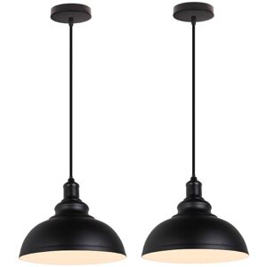 NORCKS 2PCS)Vintage Pendant Light Black Industrial Ceiling Light Classic Modern Chandelier Iron Metal Pendant Lights For Bar Cafe Office NORCKS 2PCS)Vintage Pendant Light Black Industrial Ceiling Light Classic Modern Chandelier Iron Metal Pendant Lights For Bar Cafe Office