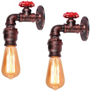 NORCKS 2X Retro Metal Wall Light Vintage Industrial Wall Lamp Creative Wall Sconce For Corridor Bedroom NORCKS 2X Retro Metal Wall Light Vintage Industrial Wall Lamp Creative Wall Sconce For Corridor Bedroom