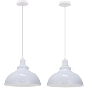 STOEX 2PCS Vintage Pendant Light Classic Industrial Pendant Lights Modern Chandelier Iron Metal Pendant Lights For Loft Cafe Bar Office White STOEX 2PCS Vintage Pendant Light Classic Industrial Pendant Lights Modern Chandelier Iron Metal Pendant Lights For Loft Cafe Bar Office White